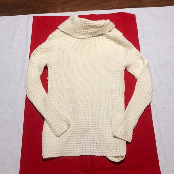 Main strip cowl neck tunic sweater small - Picture 5 of 5